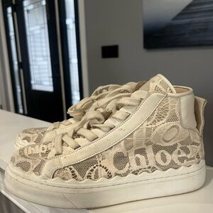 Chloe Lauren lace sneaker